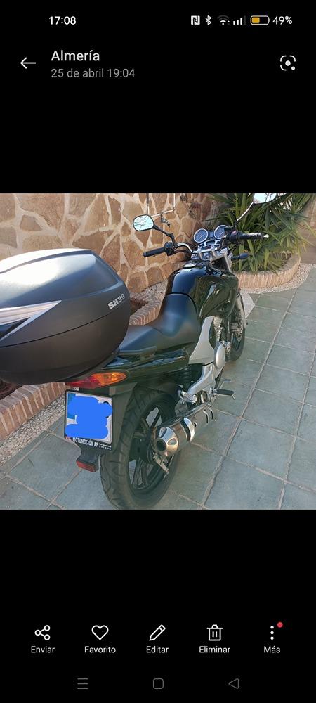 Moto YAMAHA YBR 250 de seguna mano del año 2012 en Almería