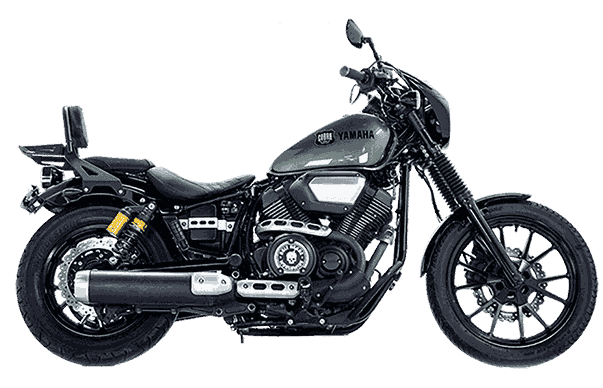 Ilustración de una moto custom