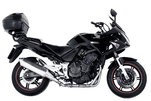 Ilustración de una moto turismo